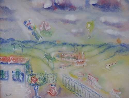 Armand Bouten, Zonder titel, Aquarel